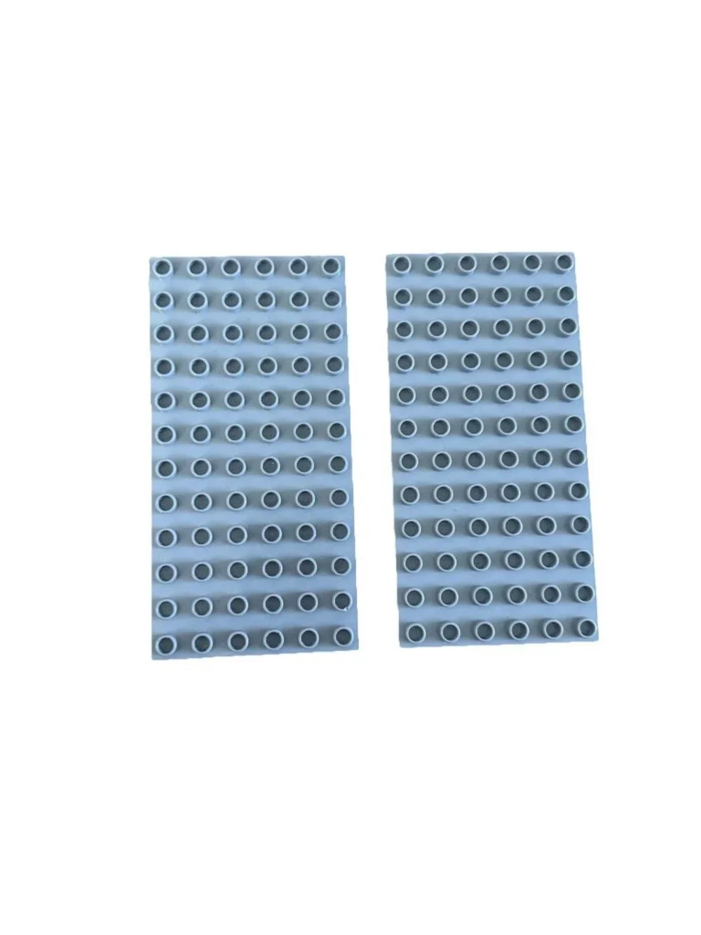 Lego Duplo Light Grey Base Plate 6 X 12 Holes Building Block Castle 6X12 Lot (2)
